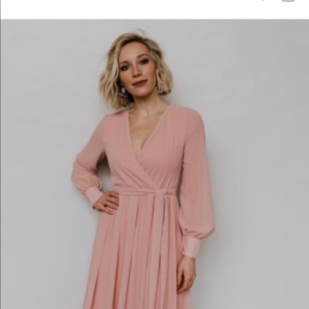 Baltic Born Lydia Pink Maxi Dress